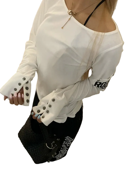 Print Shirt Long Sleece