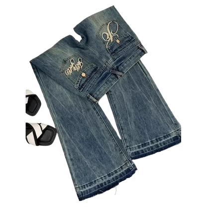 Retro Low-Waisted Jeans