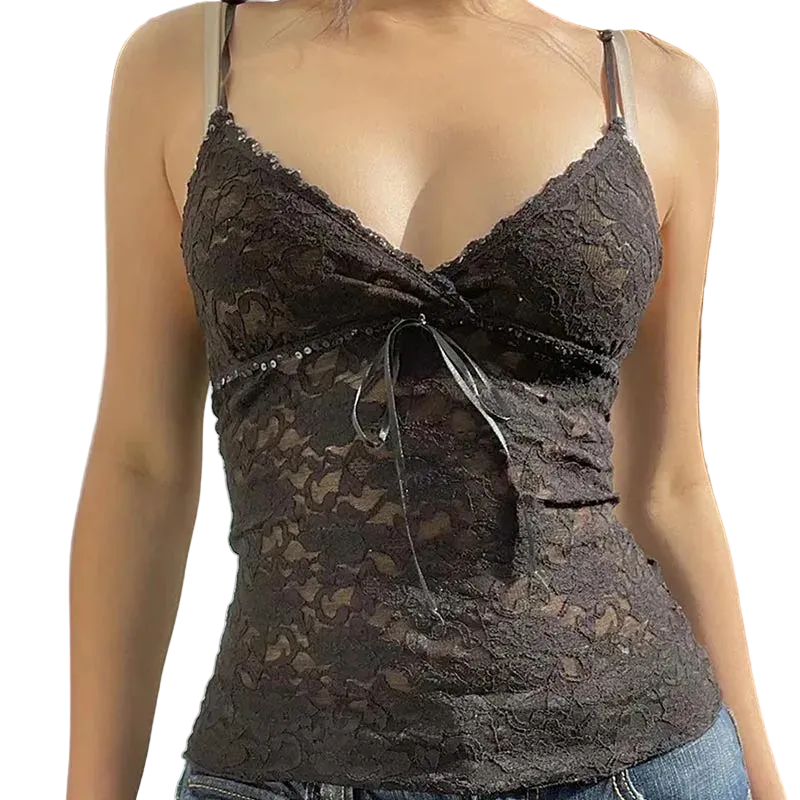 See Through Lace Top