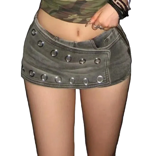 Solid Short Denim