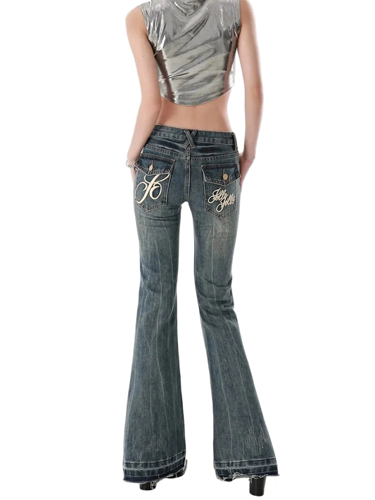 Retro Low-Waisted Jeans